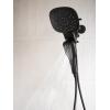 imageMoen Verso Infiniti Dial Square Handheld Shower 5Inch Diameter Spray Head Chrome 220H5Matte Black