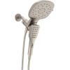 imageMoen Verso Infiniti Dial Square Handheld Shower 5Inch Diameter Spray Head Chrome 220H5Spot Resist Nickel