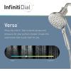 imageMoen Verso Infiniti Dial Square Handheld Shower 5Inch Diameter Spray Head Chrome 220H5Spot Resist Nickel