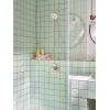 imageMoen Verso Infiniti Dial Square Handheld Shower 5Inch Diameter Spray Head Chrome 220H5Spot Resist Nickel