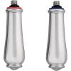 imageMoen 97372 Monticello Large Lever Hot and Cold Shower Handle Insert Chrome 2Pack