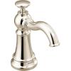 imageMoen S3945SRS Traditional Deck Mounted Kitchen Soap Dispenser with Above the Sink Refillable Bottle Spot Resist StainlessPolished Nickel