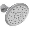 imageMoen Verso EcoPerformance Infiniti Dial Square Rain Shower Head 6Inch Diameter Spray Head Matte Black 220R4EPBLChrome