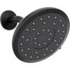 imageMoen Verso EcoPerformance Infiniti Dial Square Rain Shower Head 6Inch Diameter Spray Head Matte Black 220R4EPBLMatte Black