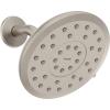 imageMoen Verso EcoPerformance Infiniti Dial Square Rain Shower Head 6Inch Diameter Spray Head Matte Black 220R4EPBLSpot Resist Nickel