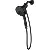 imageMoen Verso Infiniti Dial Square Handheld Shower 5Inch Diameter Spray Head Chrome 220H5Matte Black