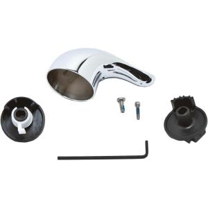 imageMoen Chrome Metal Replacement Lever Shower Handle Kit for Single Handle Tub and Shower Faucets 100657