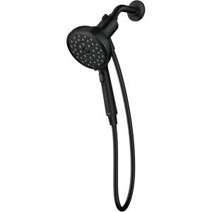 imageMoen Verso Infiniti Dial Square Handheld Shower 5Inch Diameter Spray Head Chrome 220H5Matte Black