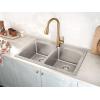 imageMoen Kiran Chrome OneHandle High Arc Pulldown Kitchen Faucet with Power Clean 87599Bronzed Gold