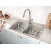 imageMoen Kiran Chrome OneHandle High Arc Pulldown Kitchen Faucet with Power Clean 87599Chrome