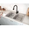 imageMoen Kiran Chrome OneHandle High Arc Pulldown Kitchen Faucet with Power Clean 87599Matte Black