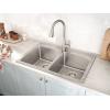 imageMoen Kiran Chrome OneHandle High Arc Pulldown Kitchen Faucet with Power Clean 87599Stainless Steel