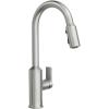 imageMoen Meena One Handle Kitchen Faucet with Pull Down Sprayer High Arc Kitchen Sink Faucet Featuring Reflex System and Duralock Quick Connect Spot Resist Stainless 87270SRSSpot Resist Stainless
