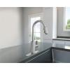 imageMoen Meena One Handle Kitchen Faucet with Pull Down Sprayer High Arc Kitchen Sink Faucet Featuring Reflex System and Duralock Quick Connect Spot Resist Stainless 87270SRSSpot Resist Stainless