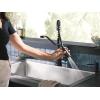 imageMoen Nolia Bronzed Gold OneHandle High Arc Kitchen Faucet with Pull Down Sprayer and Soap Dispenser Kitchen Sink Faucet Featuring Power Boost Technology 87071BZGMatte Black