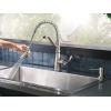 imageMoen Nolia Bronzed Gold OneHandle High Arc Kitchen Faucet with Pull Down Sprayer and Soap Dispenser Kitchen Sink Faucet Featuring Power Boost Technology 87071BZGSpot Resist Stainless