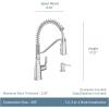 imageMoen Nolia Bronzed Gold OneHandle High Arc Kitchen Faucet with Pull Down Sprayer and Soap Dispenser Kitchen Sink Faucet Featuring Power Boost Technology 87071BZGChrome