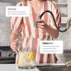 imageMoen Nolia Bronzed Gold OneHandle High Arc Kitchen Faucet with Pull Down Sprayer and Soap Dispenser Kitchen Sink Faucet Featuring Power Boost Technology 87071BZGBronzed Gold