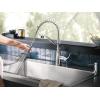 imageMoen Nolia Bronzed Gold OneHandle High Arc Kitchen Faucet with Pull Down Sprayer and Soap Dispenser Kitchen Sink Faucet Featuring Power Boost Technology 87071BZGChrome