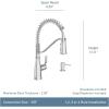 imageMoen Nolia Bronzed Gold OneHandle High Arc Kitchen Faucet with Pull Down Sprayer and Soap Dispenser Kitchen Sink Faucet Featuring Power Boost Technology 87071BZGBronzed Gold