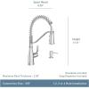 imageMoen Nolia Bronzed Gold OneHandle High Arc Kitchen Faucet with Pull Down Sprayer and Soap Dispenser Kitchen Sink Faucet Featuring Power Boost Technology 87071BZGMatte Black