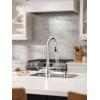 imageMoen Nolia Bronzed Gold OneHandle High Arc Kitchen Faucet with Pull Down Sprayer and Soap Dispenser Kitchen Sink Faucet Featuring Power Boost Technology 87071BZGChrome