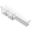 imageMoen 215818 Luxe Chef Workstation System Accessory Kitchen Drawer Organizer Workstation System Acrylic Utensil Bin Clear