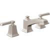 imageMoen Boardwalk TwoHandle High Arc Widespread Bathroom Sink Faucet for 3Hole Setups with Valve Included Mediterranean Bronze TV6220BRBSpot Resist Brushed Nickel