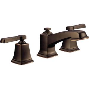 imageMoen Boardwalk TwoHandle High Arc Widespread Bathroom Sink Faucet for 3Hole Setups with Valve Included Mediterranean Bronze TV6220BRBMediterranean Bronze