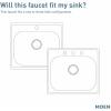 imageMoen 7594EWSRS Arbor Motionsense Wave Sensor Touchless OneHandle KitchenSinkfaucets Pack of 1 StainlessChrome
