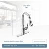 imageMoen 7594EWSRS Arbor Motionsense Wave Sensor Touchless OneHandle KitchenSinkfaucets Pack of 1 StainlessChrome