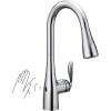imageMoen 7594EWSRS Arbor Motionsense Wave Sensor Touchless OneHandle KitchenSinkfaucets Pack of 1 StainlessChrome