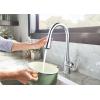 imageMoen 7594EWSRS Arbor Motionsense Wave Sensor Touchless OneHandle KitchenSinkfaucets Pack of 1 StainlessChrome