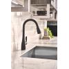 imageMoen 7594EWSRS Arbor Motionsense Wave Sensor Touchless OneHandle KitchenSinkfaucets Pack of 1 StainlessMatte Black