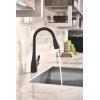 imageMoen 7594EWSRS Arbor Motionsense Wave Sensor Touchless OneHandle KitchenSinkfaucets Pack of 1 StainlessMatte Black