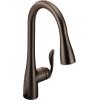 imageMoen 7594EWSRS Arbor Motionsense Wave Sensor Touchless OneHandle KitchenSinkfaucets Pack of 1 StainlessOil Rubbed Bronze
