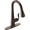 imageMoen 7594EWSRS Arbor Motionsense Wave Sensor Touchless OneHandle KitchenSinkfaucets Pack of 1 StainlessOil Rubbed Bronze