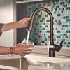 imageMoen 7594EWSRS Arbor Motionsense Wave Sensor Touchless OneHandle KitchenSinkfaucets Pack of 1 StainlessOil Rubbed Bronze