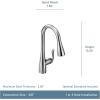 imageMoen 7594EWSRS Arbor Motionsense Wave Sensor Touchless OneHandle KitchenSinkfaucets Pack of 1 StainlessOil Rubbed Bronze