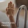 imageMoen 7594EWSRS Arbor Motionsense Wave Sensor Touchless OneHandle KitchenSinkfaucets Pack of 1 StainlessStainless