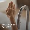 imageMoen 7594EWSRS Arbor Motionsense Wave Sensor Touchless OneHandle KitchenSinkfaucets Pack of 1 StainlessStainless