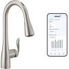 imageMoen 7594EWSRS Arbor Motionsense Wave Sensor Touchless OneHandle KitchenSinkfaucets Pack of 1 StainlessStainless