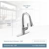 imageMoen 7594EWSRS Arbor Motionsense Wave Sensor Touchless OneHandle KitchenSinkfaucets Pack of 1 StainlessStainless