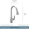 imageMoen 7594EWSRS Arbor Motionsense Wave Sensor Touchless OneHandle KitchenSinkfaucets Pack of 1 StainlessStainless