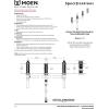 imageMoen 9792 TwoHandle Roman Tub Adjustable Valve with Shower Diverter 12Inch CC Connection