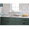 imageMoen Adler Matte Black OneHandle High Arc Kitchen Sink Faucet with Power Clean Modern Kitchen Faucet with Pull Down Sprayer 87233BLSpot Resist Stainless