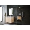 imageMoen Bath Safety Furniture Wood Home Care Teak Wood Aluminum Folding Shower Seat Wall Mounted Shower Bench DN7110Teak Wood