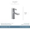 imageMoen Beric Matte Black Modern OneHandle Single Hole Bathroom Faucet with Drain Assembly and Optional Deckplate for Your Bath Sink 84774BLMatte Black