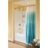 imageMoen Conway Spot Resist Brushed Nickel Bathroom Shower Trim Kit with Square Showerhead Handle Tub Spout and PosiTemp Valve Included 82922SRNChrome