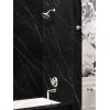 imageMoen Halle Spot Resist Brushed Nickel Shower Faucet Trim Set featuring Wide Showerhead and Lever Handle with PosiTemp Valve Included 82971SRNShower  Handle   Spout